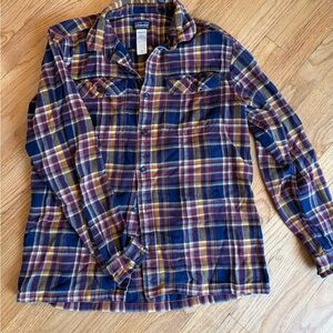 Patagonia Plaid Button-Up Shirt- men’s medium